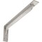 Ekena Millwork Embrey Steel Bracket, Stainless Steel 2"W x 20"D x 6 1/2"H BKTM02X20X06EBSS - alternate 1